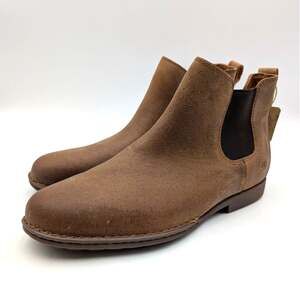 Born Cove Chelsea Ankle Boots Round Toe Men's Tobacco Brown Size US13M